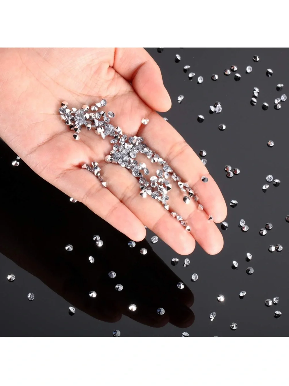 10000 Piece Crystal Acrylic Diamond Confetti  Table Decor